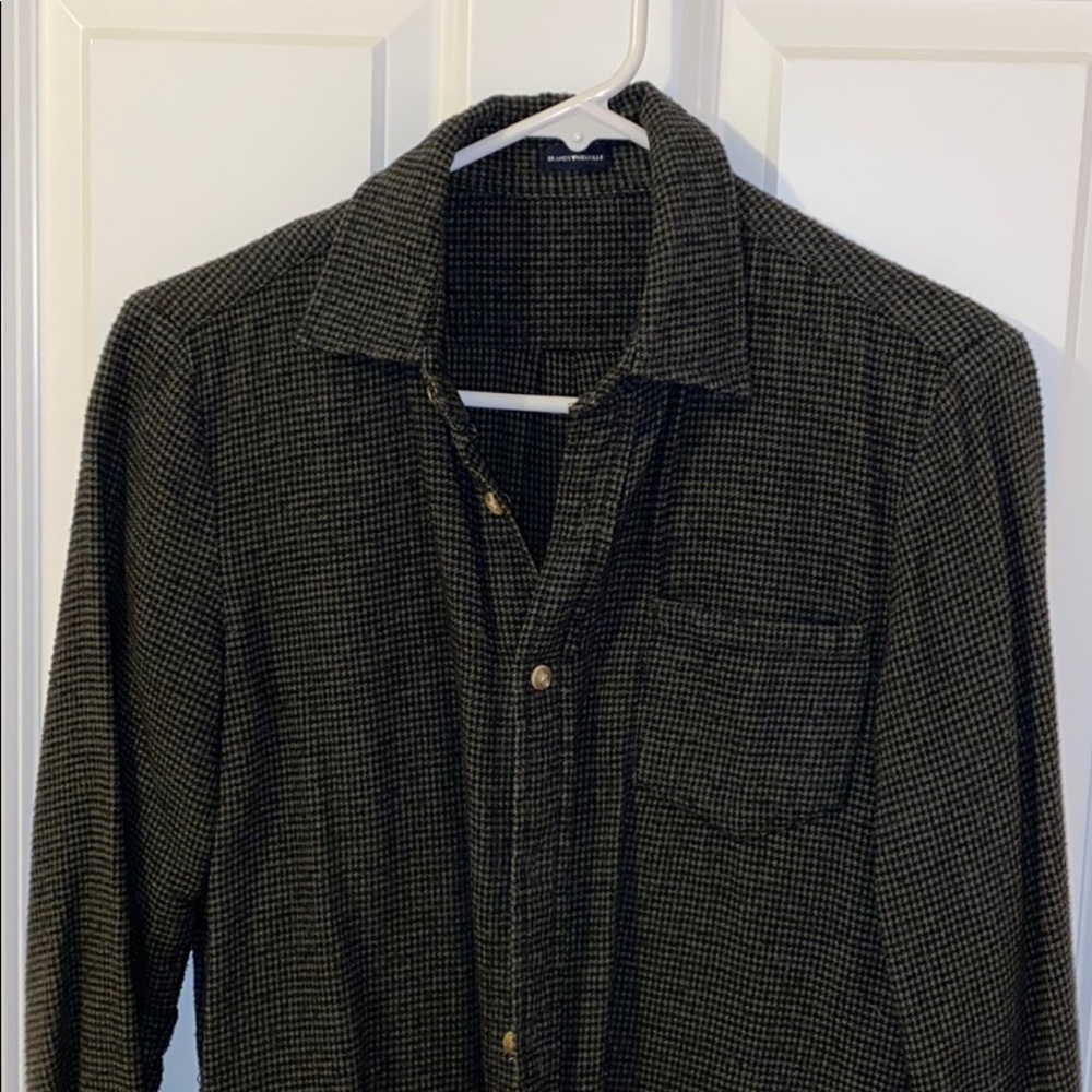 Green plaid flannel